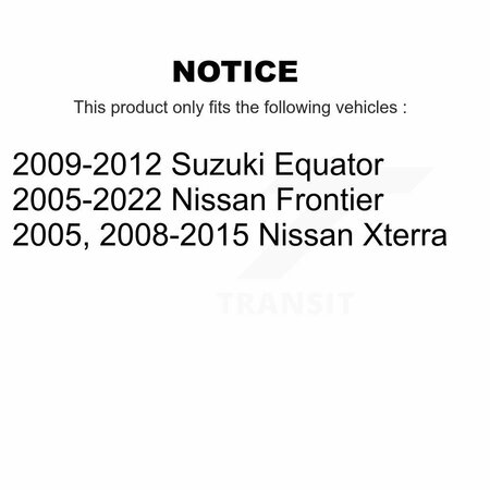 Cmx Rear Ceramic Disc Brake Pads For Nissan Frontier Xterra Suzuki Equator CMX-D1100